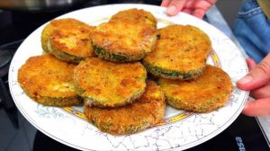 Жареные кабачки вкуснее мяса, я могла бы есть их каждый день. Бабушка научила меня этому рецепту