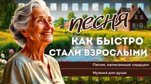 Как быстро стали взрослыми | Песня о любви и молодости, музыка для души, песни для настроения | Неде