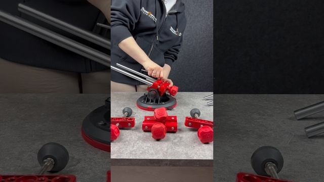 Двойная вакуумная присоска с манометром для стыковки швов PX2 200мм Tech-Nick