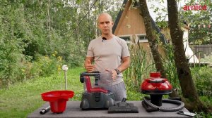 Как собрать и подготовить пылесос Arnica Hydra Rain Plus для сух