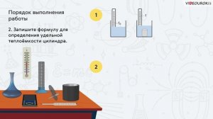 Лабораторная работа 32. Измерение удельной теплоёмкости металлического цилиндра