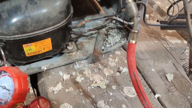 LG нофрост ремонт (выкинуть все шланги монометров) смотреть онлайн