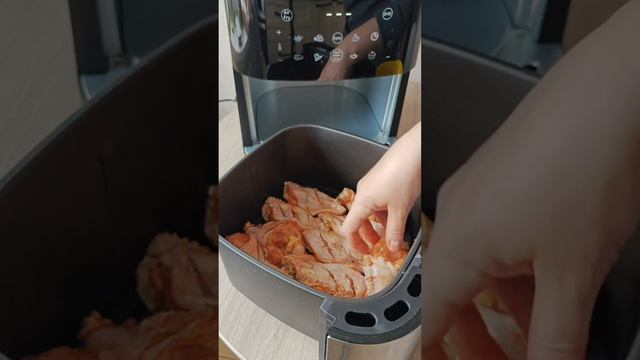 Румяные крылышки в аэрогриле