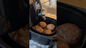 Фаршированные грибы в аэрогриле