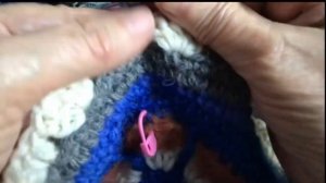 Эксклюзивный коврик из остатков пряжи легко часть3 вя?