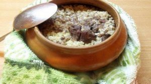 Каша в горшочке с сердцем