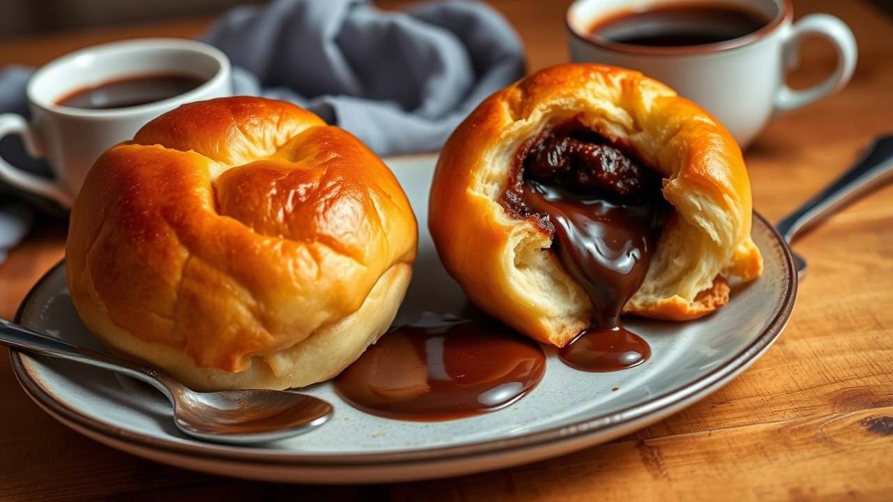 Шоколадная лавина: невероятно сочные Булочки с изумительной начинкой