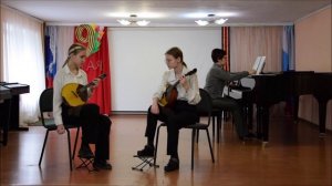 Дуэт домристов: Гурьева Мария, Нестеренко Маргарита, МБУ ДО "ДШИ "г. Армянска, преп. Тиора Т.Л.