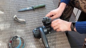 Точим нож "Кизляр Ш-8 на китайском клоне work sharp"