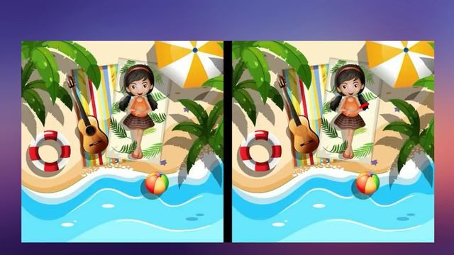 Задание на внимательность. Найди три отличия на картинке. смотреть онлайн