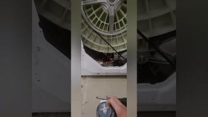 как поменять сливной насос на haier не снимая сушки #влог