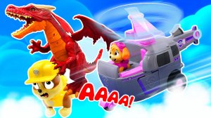 Дракон захватил Маршала и Крепыша 🐉  ! Кто их спасет? Спасательная операция - Видео для детей