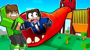 ЗАТРОЛИЛ ДРУЗЕЙ, ПРИТВОРЯЯСЬ SLIDE EATER В МАЙНКРАФТЕ! Minecraft