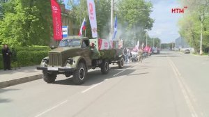В День Победы в столице Мордовии прошла акция «Бессмертный автополк»