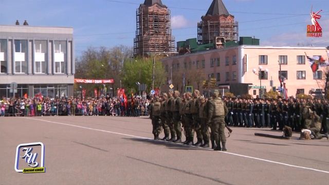 Парад Победы. 9 мая 2025 года. Луга.