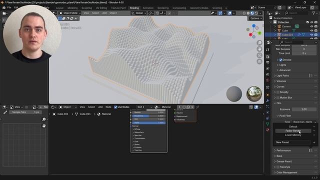 АНИМАЦИЯ GEOMETRY NODES | blender 3d для новичков