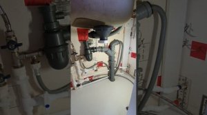 Установка бойлера 30л под мойку с переносом коммуникац