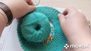 Джемпер женский спицами,регланом сверху.