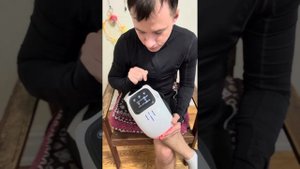 Впервые в жизни пробуем массажер для коленей
