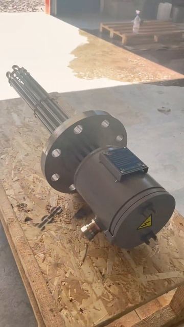 Взрывозащищенный фланцевый нагреватель масла Ду150 Py40 смотреть онлайн