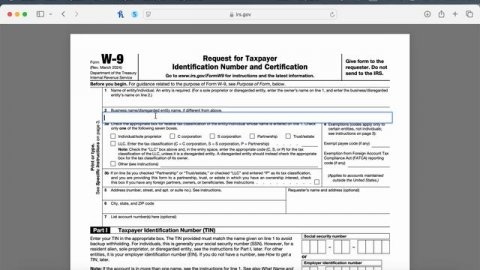 Форма W-9: Пошаговая инструкция по заполнению для начин