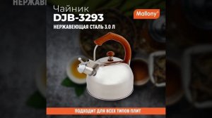Чайник из нерж. стали DJB-3293 (3,0 литра, со свистком, капсу?