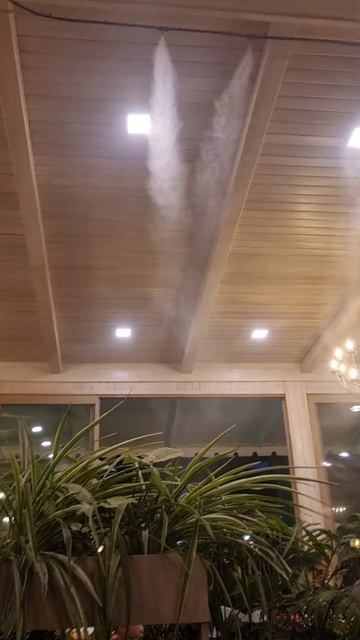 Система увлажнения воздуха в ресторане Дияр( Бишкек), ? смотреть онлайн