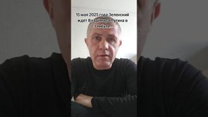 Вероятность встречи и Зеленского и Владимира Путина в Стамбуле 15 мая 2025...