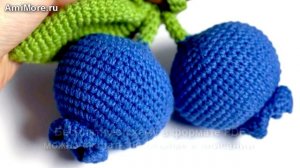 Амигуруми: схема Голубика | Игрушки вязаные крючком