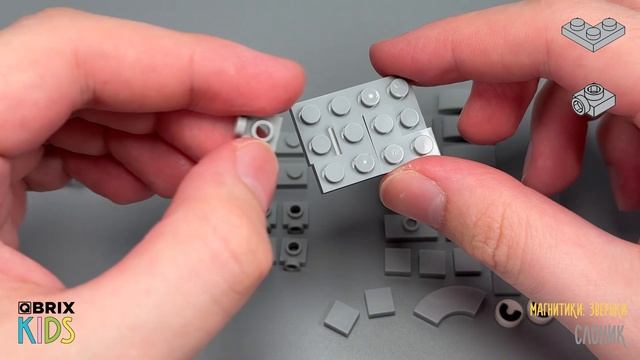 Собираем слоника из конструктора QBRIX KIDS - детские конструкторы с видеоинструкцией смотреть онлайн