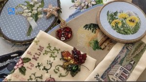 Вышивка крестом.Итоги Мая 2022:готовые работы,процессы,броши,новые схемы и планы на лето.