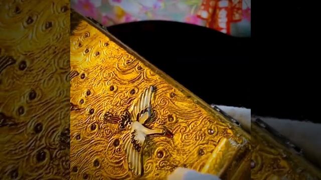 Шкатулка для привлечения денег по фен шуй Аисты. Свад