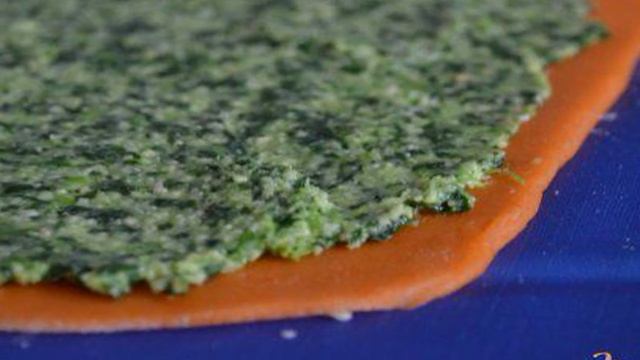 Улитки с начинкой из шпината с пармезаном