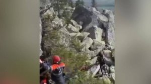 Медведь загнал группу туристов на скалы в Башкортостане