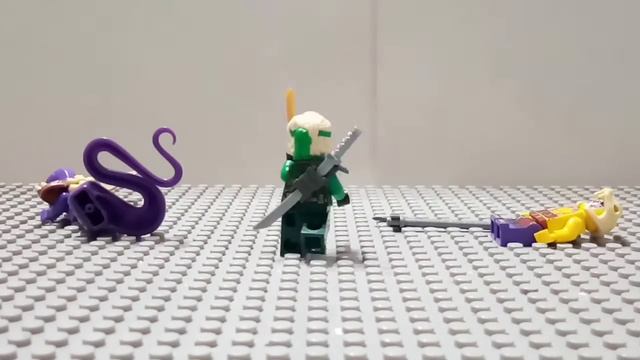 Lego мини-анимация битва Ллойда от  [LEGO Воин]