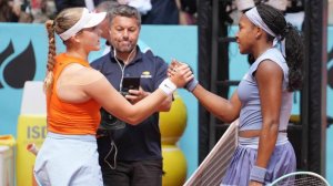 30.04.2025. Мирра Андреева - Кори Гауфф. WTA 1000 Madrid. Mirra Andreeva - Cori Gauff