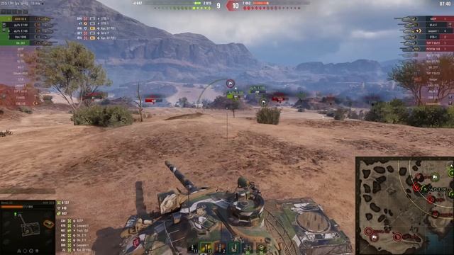 [Fermani wot] * AMX 30B Когда с утра не грешил... Получаются такие нереальные сражения в wot