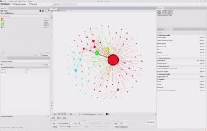 Gephi: обработка данных по авторам научных публикаций