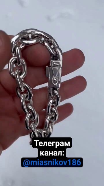 Браслет якорный мужской, серебро 925 пробы смотреть онлайн