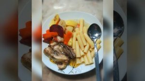 Курица с овощами в скороварке на пару