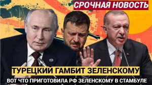 ТУРЕЦКИЙ ГАМБИТ КИЕВУ! ВОТ ЧТО ПУТИН ПРИГОТОВИЛ ЗЕЛЕНСКОМУ  В СТАМБУЛЕ.