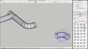 Sketchup Вентиляция – набор компонентов фасонных изделий