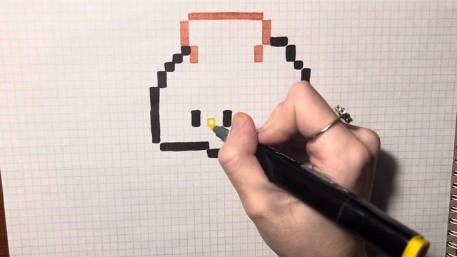 Как нарисовать HELLO KITTY Тостер по клеточкам | How to Draw HELLO KI смотреть онлайн