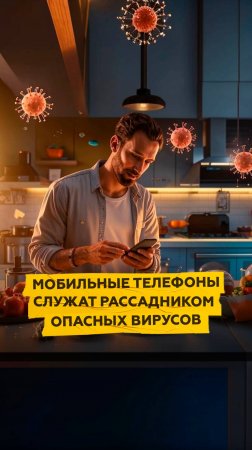 Мобильные телефоны служат рассадником опасных вирусов