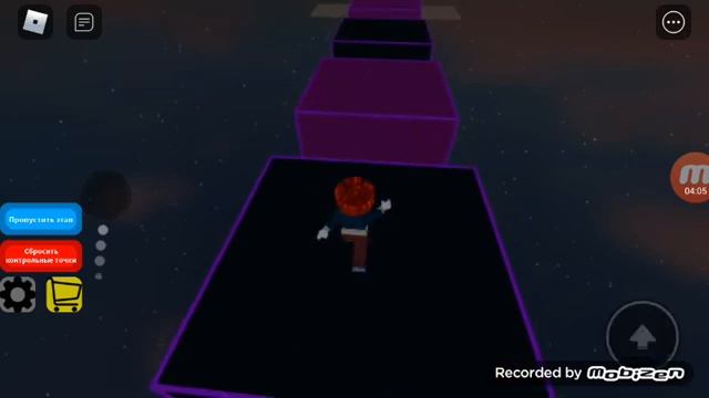 я прошла 23 уровня в паркур roblox😱🤯
