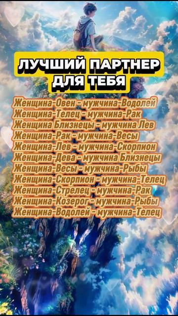 Лучший партнер для тебя по знаку зодиака #знакизодиа смотреть онлайн