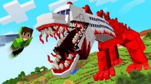 СПАСАЮ ЮТУБЕРОВ ОТ ЗАРАЖЁННОГО ДРАКОНА В МАЙНКРАФТЕ! Minecraft