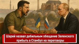 Шарий назвал дебильным обещание Зеленского прибыть в Стамбул на переговоры