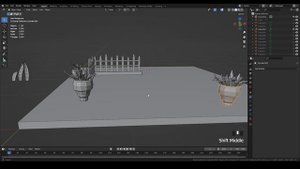 Как правильно оптимизировать 3D модель в Blender? Урок 18