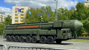 Возвращение военной техники с Парада Победы // 9 мая 2025 Москва //